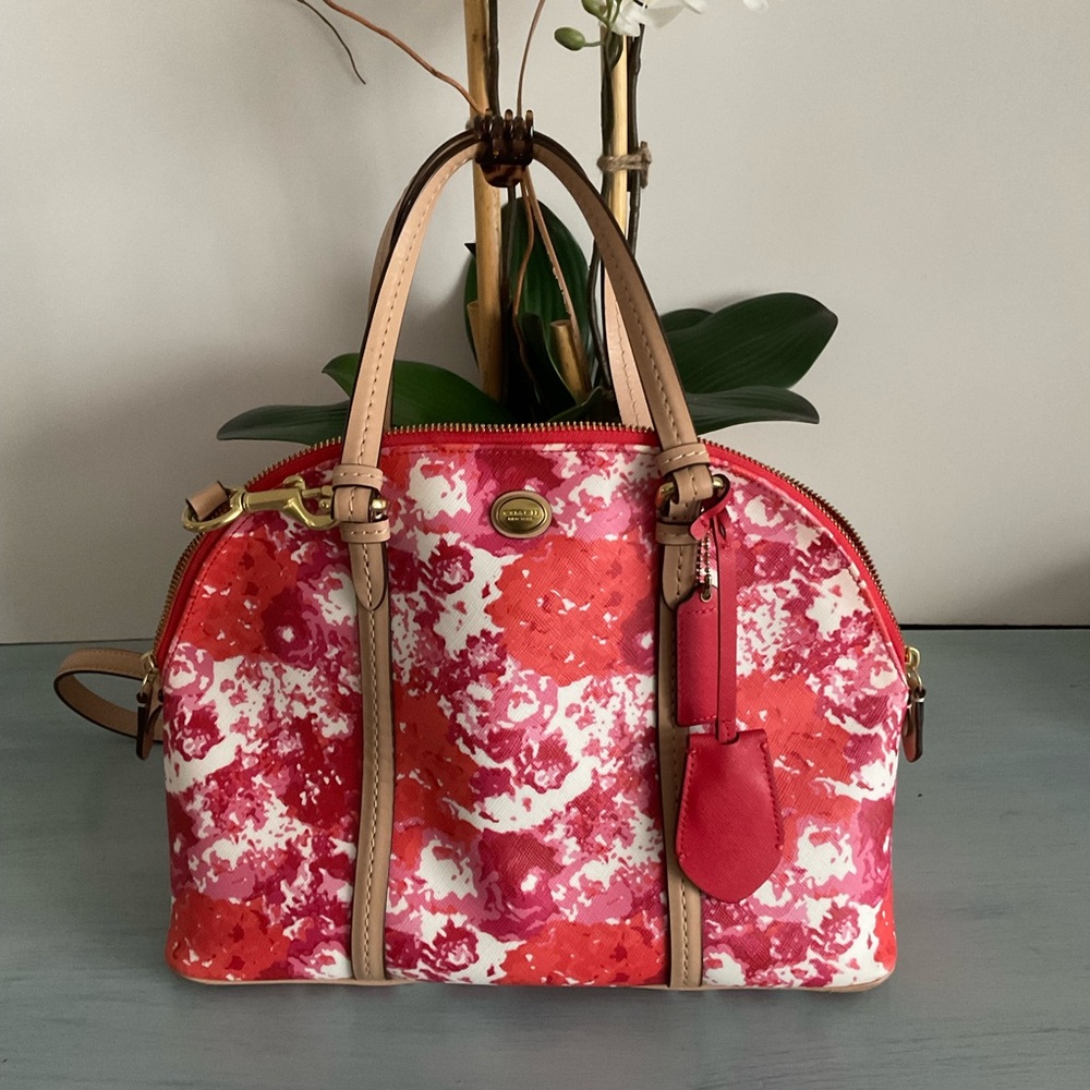 Floral Pink Designer Handbag